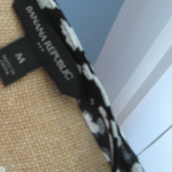 Banana Republic Black Semi-sheer Blouse - Picture 6 of 6